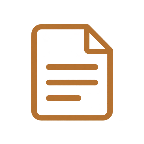 Skills development planning document icon